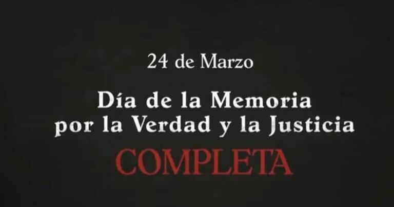 El Gobierno publicó un video por los 50 años del golpe militar: habla del «Día de la Memoria por la Verdad y la Justicia Completa»