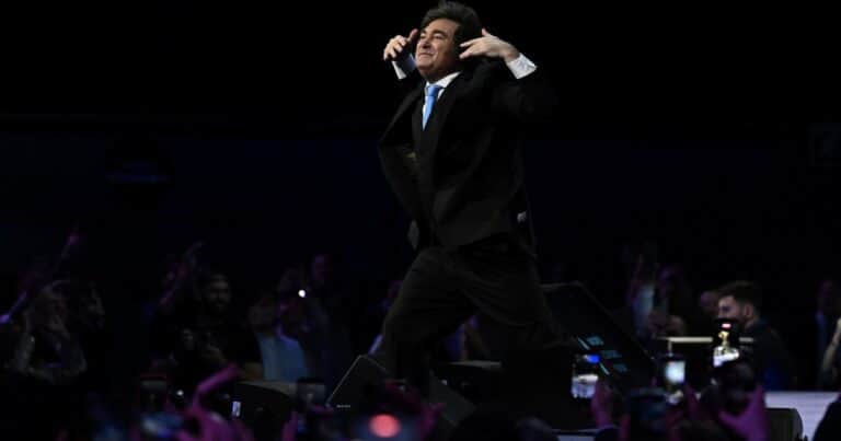 Javier Milei cerró su gira por Madrid y llamó «impresentable» a Pedro Sánchez