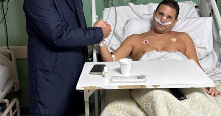 Operan a Federico Pelli, el diputado libertario que fue cabeceado por un puntero peronista en Tucumán: difunden una foto internado