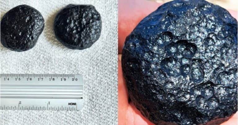 Hallaron raras gotas de vidrio de un meteorito que impactó en la Tierra