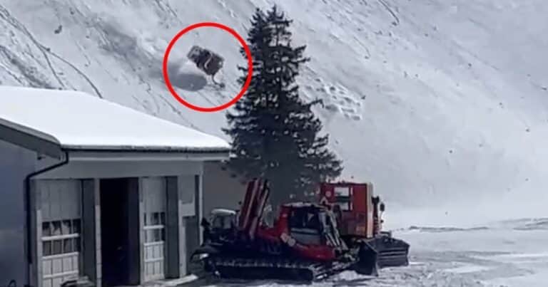 El video del momento en el que cayó una cabina con una esquiadora adentro y provocó su muerte: «tenía plena confianza en Suiza»