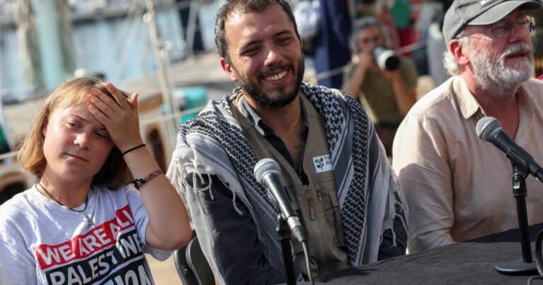 Denuncian que detuvieron en Aeroparque a Thiago Ávila, un activista de la tropilla humanitaria que busca romper el bloqueo en Gaza