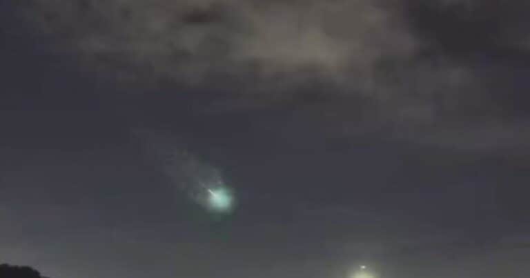 Un meteorito verde atravesó el cielo de Estados Unidos