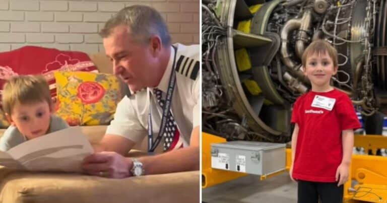 Un nene de 5 años descubrió un error en un avión de una línea aérea