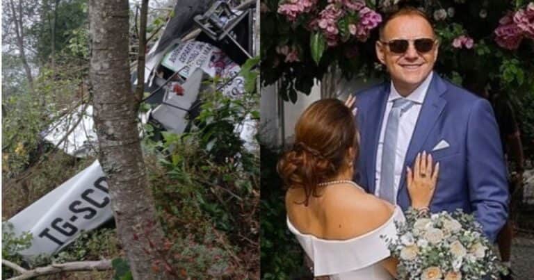 En un accidente aéreo murieron un millonario heredero, su esposa embarazada y un exfutbolista