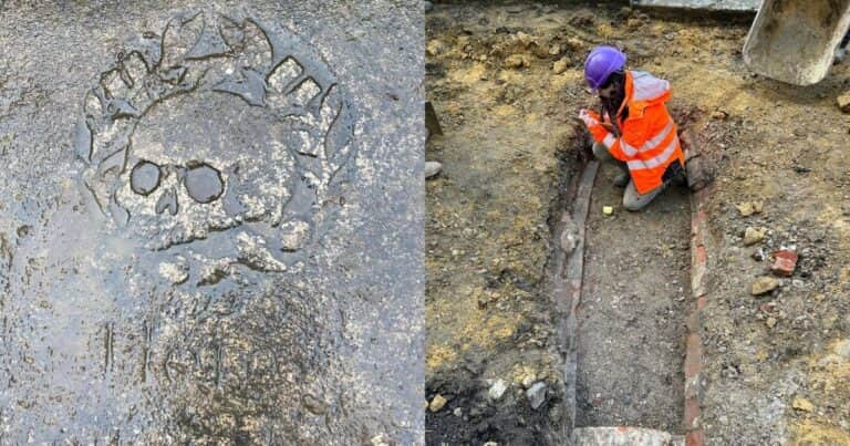 Renovaban una plaza pública e hicieron un gran descubrimiento arqueológico: una bóveda oculta del siglo XVIII