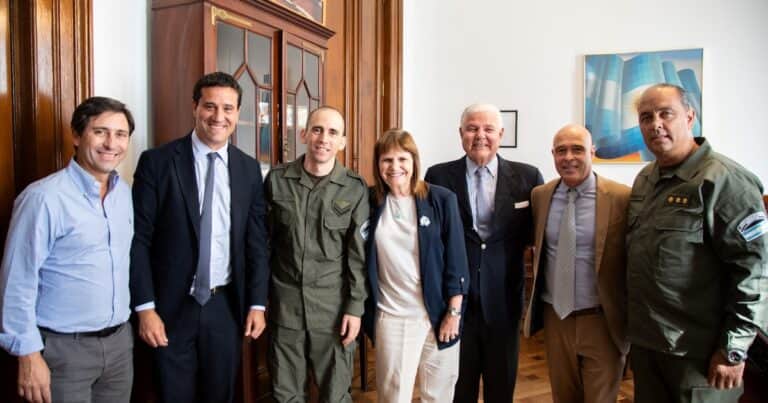 Nahuel Gallo estuvo en el Senado: se reunió con Bullrich, pero Villarruel quedó afuera de la foto
