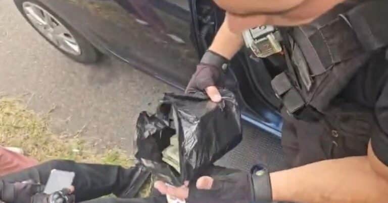 Manejaba un auto mellizo que era buscado por un robo y tenía miles de dólares en la guantera