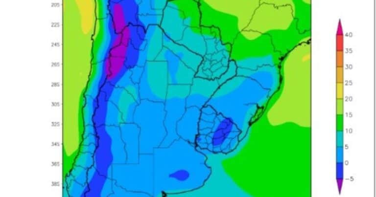 Frío intenso y lluvias escasas: alertan por heladas en gran parte de la región agrícola