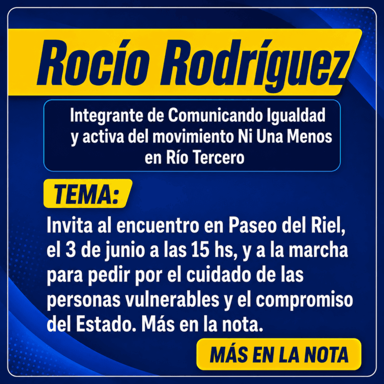 NOTA: Rocio Rodriguez