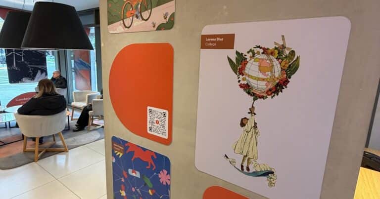Cómo una sucursal bancaria se transformó en un espacio de exhibición para artistas