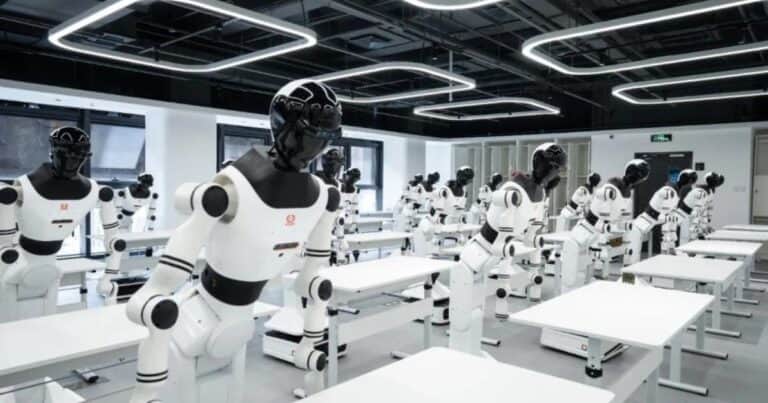 Mientras el mundo habla de inteligencia artificial capaz de escribir o programar, China está apostando por otra carrera mucho más compleja: enseñar a robots humanoides a trabajar en entornos reales mediante entrenamiento físico constante