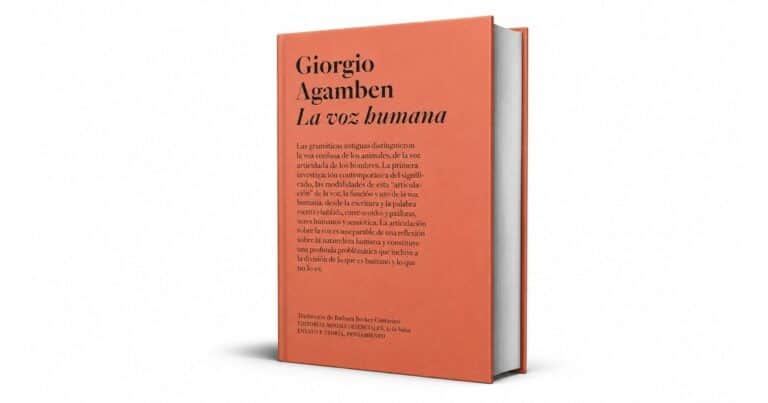 ‘La voz humana’: un ensayo de Giorgio Agamben para explorar el lenguaje y filosofía