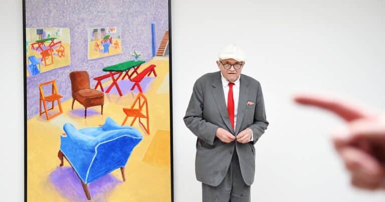 Murió David Hockney a los 88 años: leyenda del arte contemporáneo