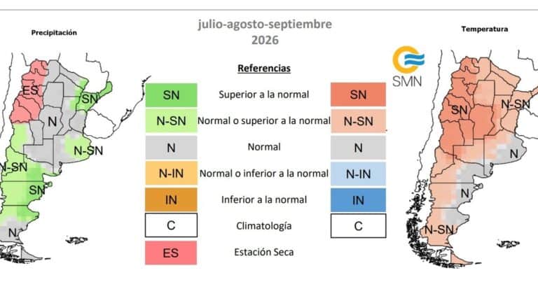 Datos para planificar la campaña: ¿habrá más lluvias y frío polar durante el próximo trimestre?