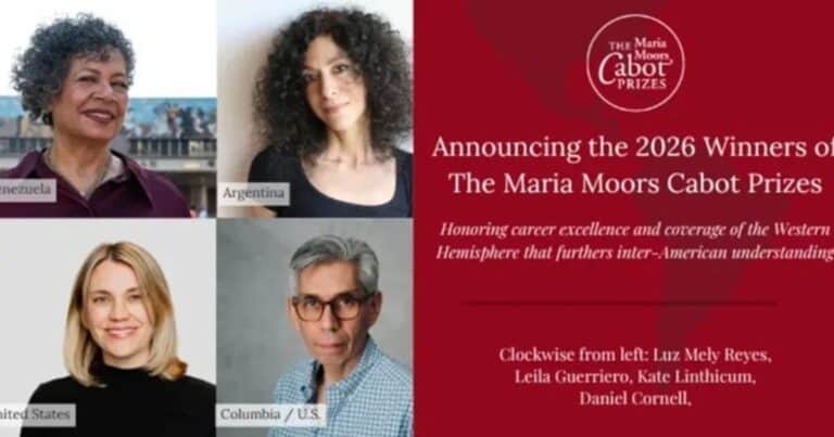 Tarde de premios: La periodista Leila Guerriero ganó el Maria Moors Cabot 2026
