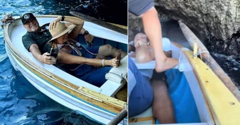La aterradora experiencia de una pareja en la cueva marina más famosa de Capri: «Los minutos parecieron una eternidad y pensamos que nos quedaríamos atrapados allí»