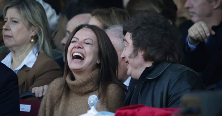 La intimidad en el palco de Palermo: Javier Milei aclamado y Sandra Pettovello, tan popular como Luis Caputo y Patricia Bullrich