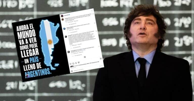 Milei salió a contestar las críticas contra la Argentina tras la final del Mundial: «Ahora el mundo va a ver donde puede llegar un país lleno de argentinos»