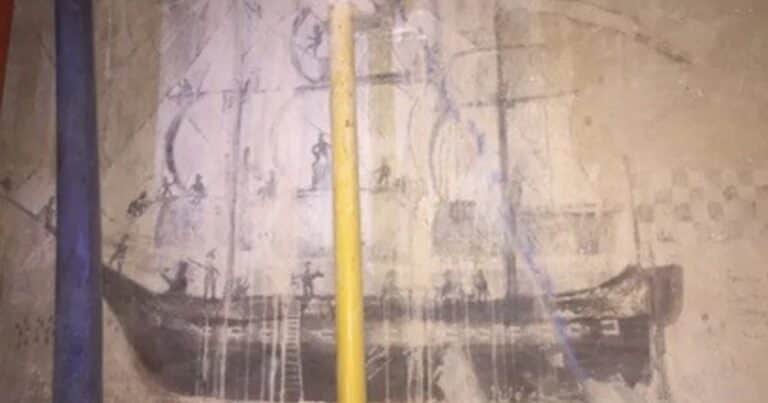 Barcelona: encuentran un dibujo de un antiguo navío escondido a la vista de todos en un museo