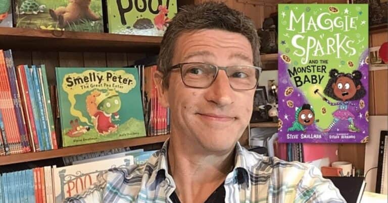 Steve Smallman, autor de libros infantiles: “Algunos niños intentan hacer scroll en los libros”