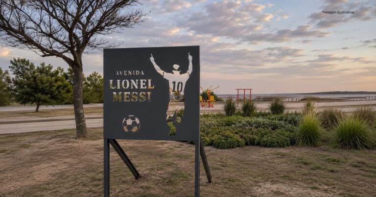 Proponen llamar «Lionel Messi» a un paseo costero que lleva el nombre de Néstor Kirchner