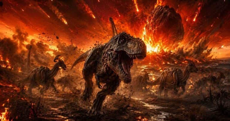 Un nuevo estudio revela violentos detalles del momento en que se extinguieron los dinosaurios