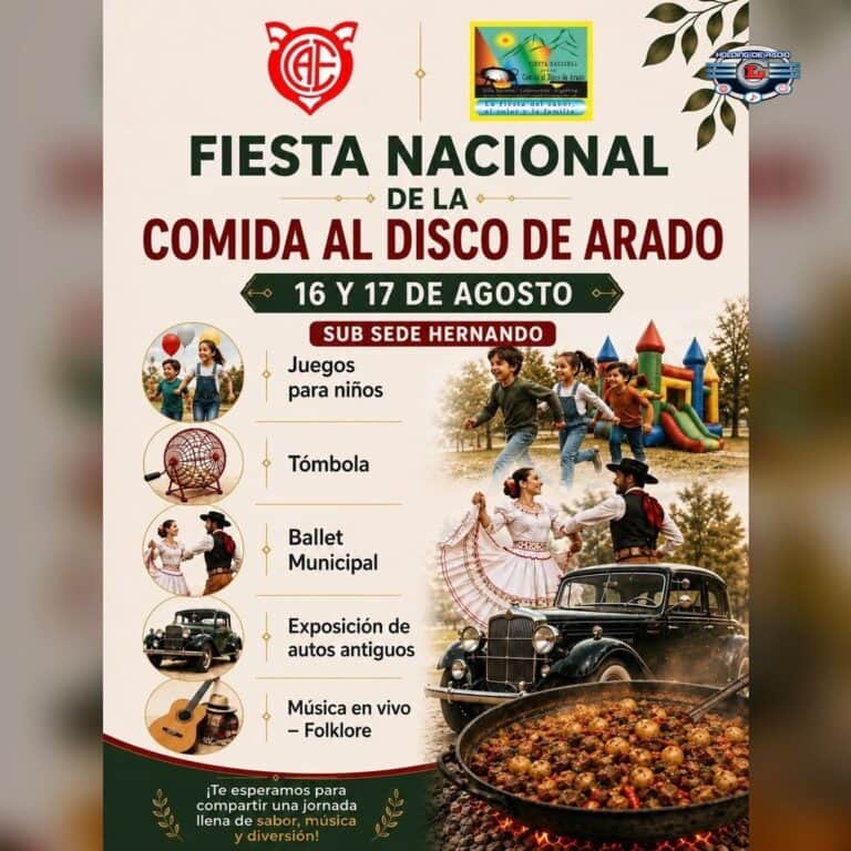 Oscar González, creador de la Fiesta Nacional Comida Disco de Arado, nos cuenta sobre la…