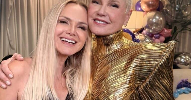 En plena polémica por su vestuario, Xuxa sorprendió con una frase que hizo estallar al público: “No van a poder ver”
