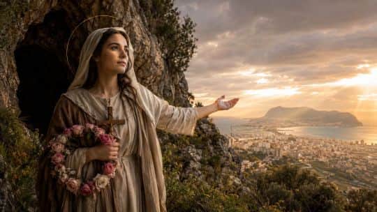 Santa Rosalía de Palermo, la mística ermitaña que liberó a Sicilia de la peste y guió las almas