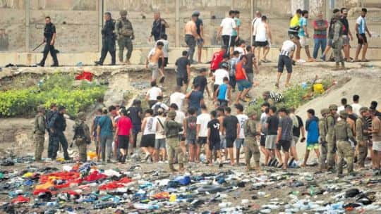 RDC: documentos desclasificados revelaron que España fue alertada antes de la llegada masiva de inmigrantes a Ceuta