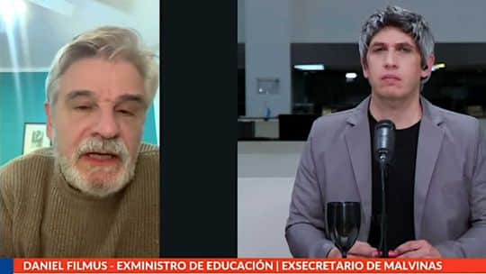 "Hoy los docentes tienen 2 o 3 trabajos y los chicos llegan a la escuela cada vez más pobres", denunció Daniel Filmus en QR!