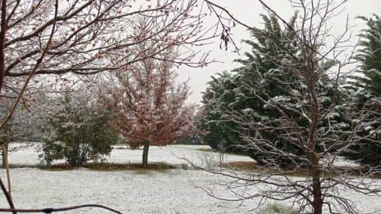La nieve volvió a Córdoba: cerraron el Camino de las Altas Cumbres por el hielo y el frío