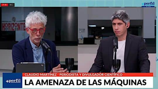 "La amenaza de las máquinas es una amenaza real y está escalando": Claudio Martínez analizó los peligros de la IA en QR!