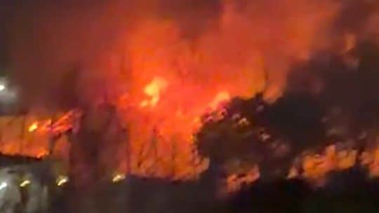 Incendio en el puerto de Olivos: ardió un sector del Club Náutico