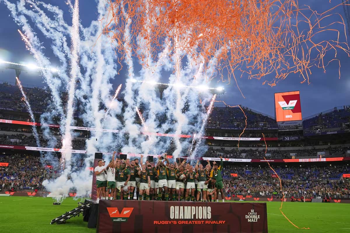Sudáfrica volvió a imponerse ante Nueva Zelanda y reafirmó su dominio mundial