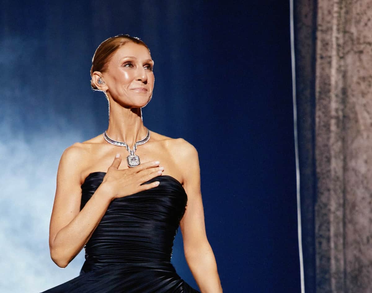 Céline Dion volvió a cantar después de estar seis años alejada de los escenarios
