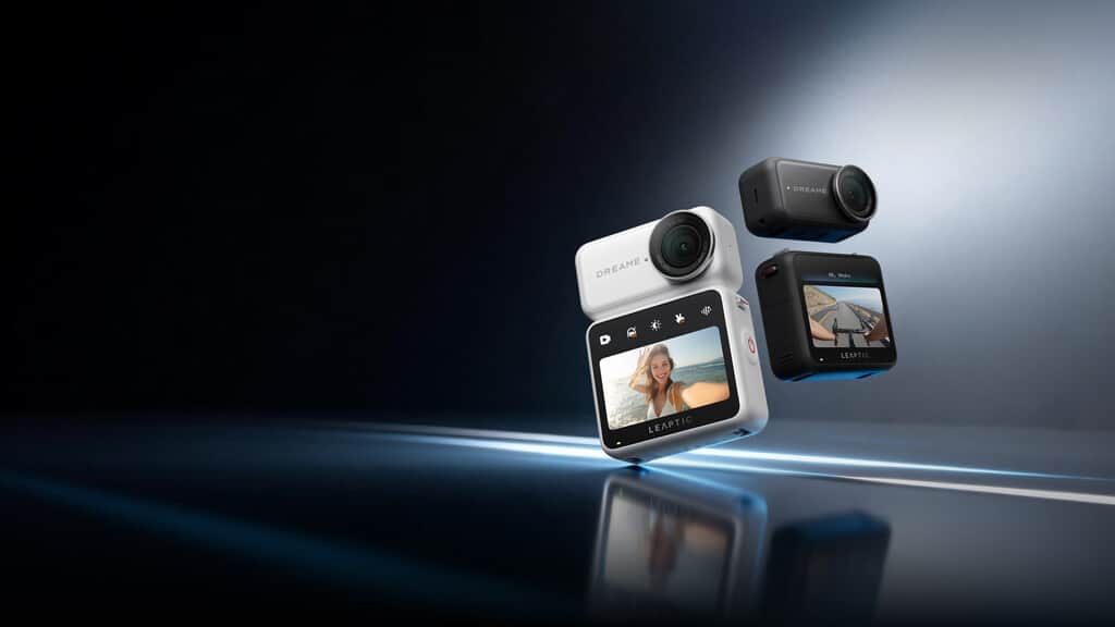 Dreame presenta LEAPTIC Cube, su primera minicámara que apenas pesa 56 gramos, graba en 8K y se puede sumergir sin funda