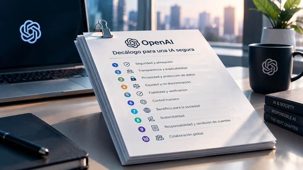 Tras las advertencias de Anthropic, OpenAI presenta su propio plan para una IA segura