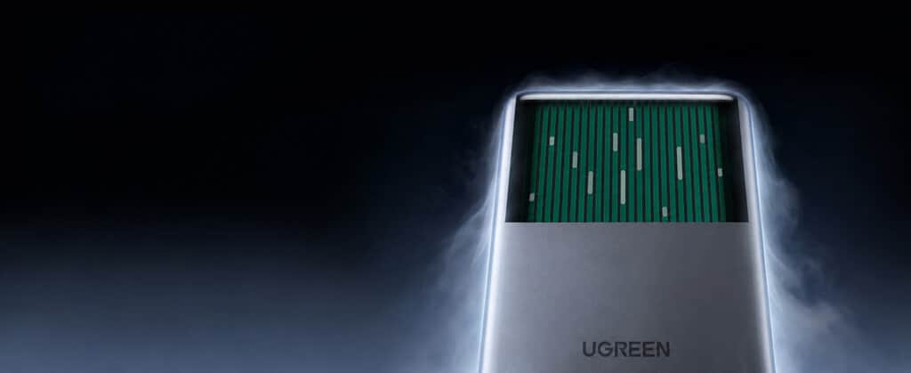 Ya es oficial la nueva powerbank de Ugreen, la primera del mundo con carga inalámbrica en llevar un sistema de refrigeración líquida