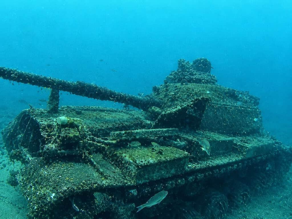 En 1994, Estados Unidos hundió 100 tanques en el Caribe. No sabía que iba a crear un auténtico vergel en el Golfo de México