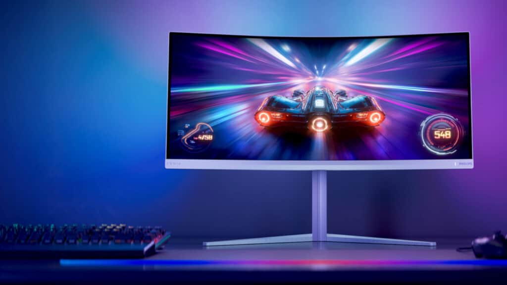 Ya es oficial: Philips anuncia un monitor que combina pantalla ultrapanorámica con una tasa de refresco de 200 Hz y tecnología Ambiglow