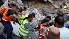 "Estamos escarbando con nuestras propias manos": el derrumbe de un edificio dañado por la guerra en Gaza deja al menos 12 muertos y decenas de desaparecidos