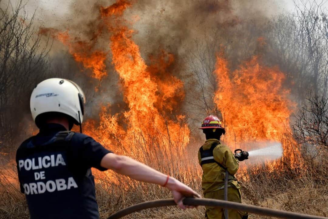 Alerta por incendios en Córdoba: hay riesgo extremo en varias zonas de la provincia