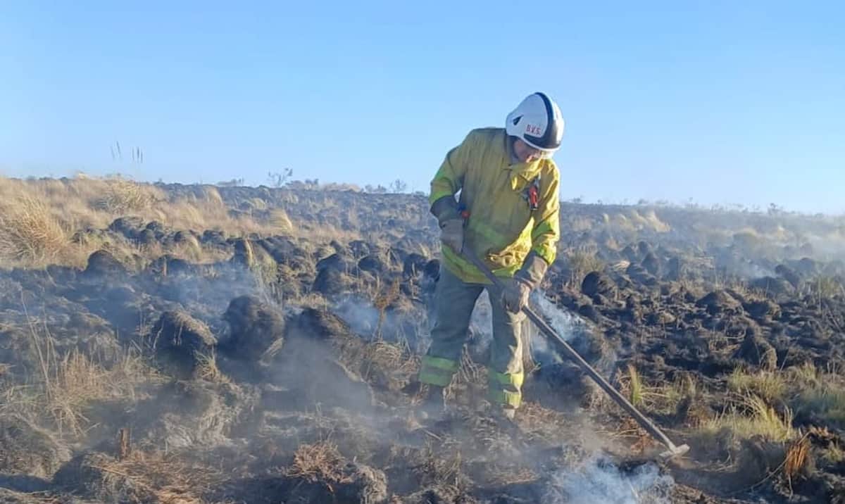 Es “extremo” el riesgo de incendios este jueves en la provincia de Córdoba