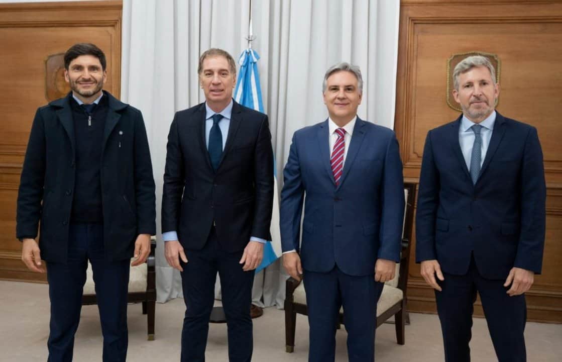 Martín Llaryora se reunió con Diego Santilli y los gobernadores de la Región Centro