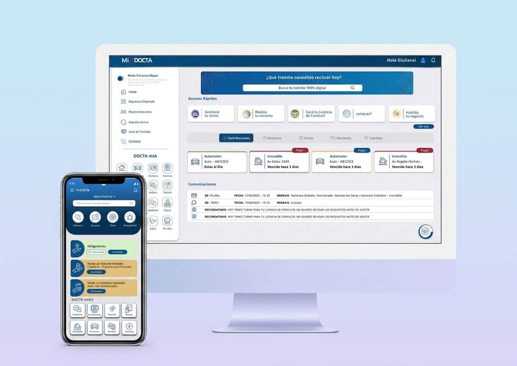 Mi Docta: la nueva plataforma de la Municipalidad de Córdoba para realizar trámites online