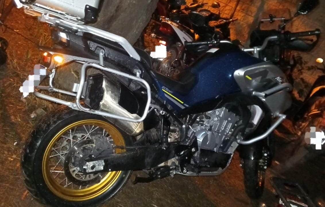 Recuperan moto robada y detienen a los ladrones