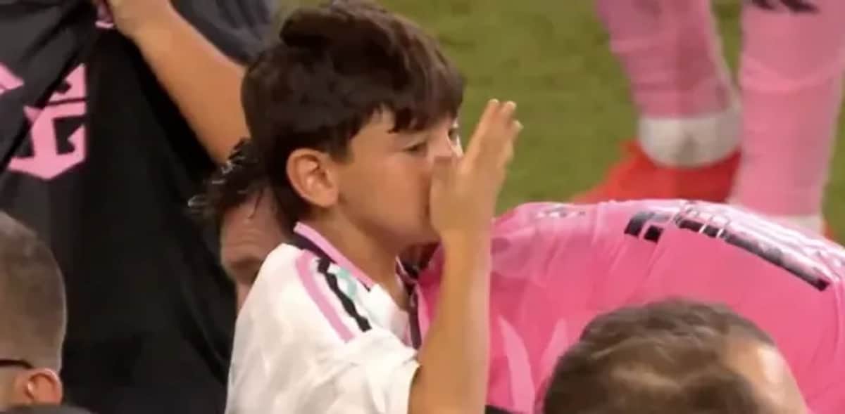 "Qué asco, pa": el divertido momento de Ciro Messi con su papá tras la final