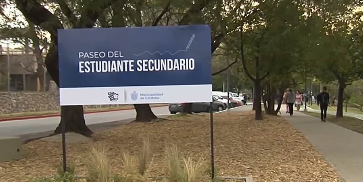Córdoba: pusieron en valor el Paseo del Estudiante Secundario